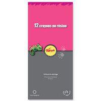 Etui de 12 crayons couleurs 18 cm résine Pichon - Image principale