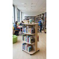 Tour à livres Oscar coloris hêtre - Manutan Expert - Image 3