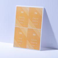 Pochettes badge A6 avec feuilles - Image 2