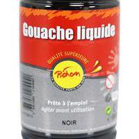 Flacon gouache liquide 500 ml pichon avec bec verseur - noir - Image 5