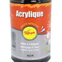 Flacon 500 ml gouache acrylique pichon - noir - Image 5