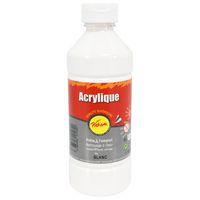 Flacon 500 ml gouache acrylique pichon - blanc - Image principale