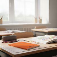 Cahier polypropylène 90g 96 pages seyes 17x22 cm - orange - Image 4