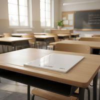 Cahier polypropylène 90g 96 pages seyes 24x32 cm - incolore - Image 2