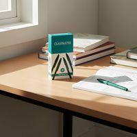 Stylo à bille - Design élégant - Classmates - Vert - Lot de 50 - Image 5