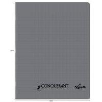 Cahier polypropylène 90g 96 pages seyes 17x22 cm - gris - Image 3