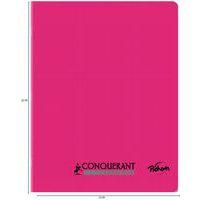 Cahier polypropylène 90g 96 pages seyes 17x22 cm - rose - Image 2