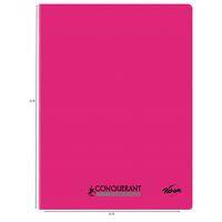 Cahier polypropylène 90g 96 pages seyes 24x32 cm - rose - Image 4