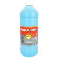 Flacon 1 litre gouache pichon avec bec verseur - bleu turquoise - Image principale