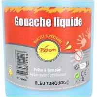 Flacon 2 litres gouache pichon avec bec verseur - bleu turquoise - Image 3