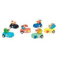 Voiture à friction en bois 7,2 x 4 x 6 cm - Image principale