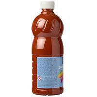 Flacon 1 litre gouache redimix lefranc bourgeois - sienne brûlée - Image 2