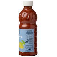 Flacon 500 ml, couleurs acryliques glossy lefranc & bourgeois - terre de sienne brûlée - Image 3