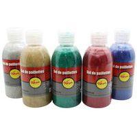 Assortiment 5 flacons 250ml gel pailleté Pichon - Image 2