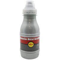 Flacon 250 ml gouache métal acrylique pichon - argent - Image principale