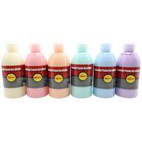 Assortiment de 6 flacons de 250 ml de gouache acrylique pastel pichon - Image principale