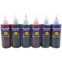 Lot de 6 flacons 200 ml encre à dessiner gel Pichon couleurs assorties - Image principale