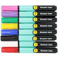 Marqueur peinture, laque brillante pichon, 6 ml - rose - Image 2