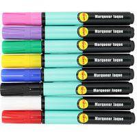 Marqueur peinture, laque brillante pichon, 6 ml - bleu - Image 4