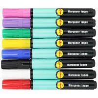 Marqueur peinture, laque brillante pichon, 6 ml - vert - Image 2