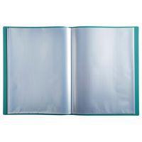 Reliure plastique 30 volets transparents A4 - Vert - Image 3