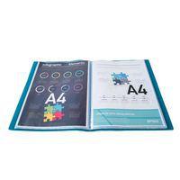 Reliure plastique 30 volets transparents A4 - Vert - Image 4