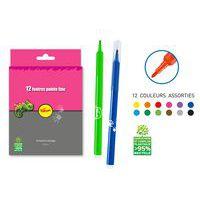 Pochette 12 feutres dessin pointe fine Ø 2 mm - Image 3