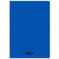 Cahier 96 pages Seyes 17x22 cm 80G - Polypropylène bleu - Image principale