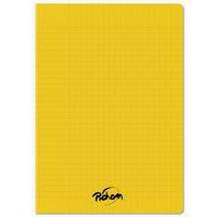Cahier 96 pages Seyes 24x32 cm 80 g - Polypropylène jaune - Image principale