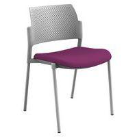 Chaise Kyos dos polypropylène gris assise tissu Sokoa thumbnail image 5