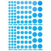 Pochette 40 feuilles gommettes (4150 gommettes) - rondes de différents diamètres - Image 5