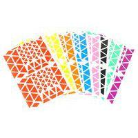 Pochette 40 feuilles gommettes (4800 gommettes) - triangulaires - Image principale