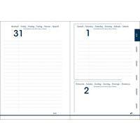 Agenda journalier 12x17 pastel parme+élastique août-juillet - Image 2