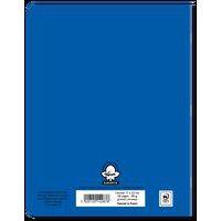 Cahier 96 pages Seyes 17x22 cm 80G - Polypropylène bleu - Image 2