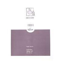 Feuille dessin blanc 120 g 25 x 32 cm gamme supérieure (Pochette de 20) - Image 3