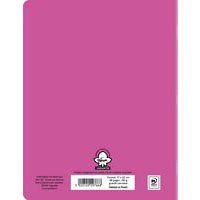Cahier polypropylène 48 pages seyes 17x22 cm 80g rose - Image 2