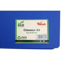 Classeur recyclé polypropylène A4 4 anneaux dos 40 mm - Image 3