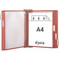 Extension pour support mural Tarifold - Nb de pochettes:10 - Rouge - Image principale