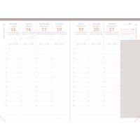 Agenda Universitaire Color Andrea rouge 10x15 cm août à août - Image 5