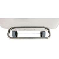 Conteneur mobile à pédale frontale amovible inox 110L - Manutan Expert - Image 4