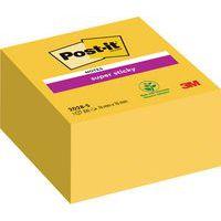 Bloc 350 feuilles 76x76 mm jaune Super Sticky - Image principale