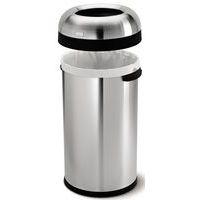 Poubelle Simplehuman Bullet-Top 60 L Aluminium - Image 2