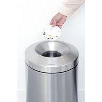 Poubelle à papier anti-feu - Inox - 30 L, Coloris : Argent - Image 3