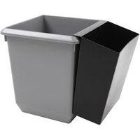 Lot de 4 Poubelle à papier en cône 21L Gris - Image 5