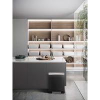 Poubelle à pédale E-Cube Tri-sélectif 10+9 L, Matériau : Acier - Image 5