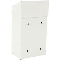 Poubelle avec tête hygiènique 18L, Coloris : Blanc - Image 2