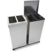 Poubelle Carro Mix 2x52,5 L, Matériau : Acier inoxydable - Image 5