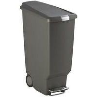 Poubelle Slim Step Can 40L, Coloris : Gris - Image 3