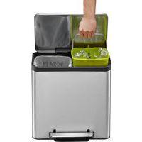 Poubelle EcoCasa Step Bin 15+15ltr - EKO - Image 2