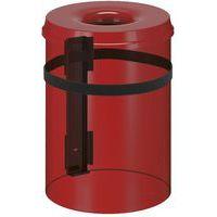Poubelle anti-feu 30L Rouge - Image 2